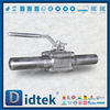 3 Pieces F304 Extension Connection Forged Steel Valve With Locking Device