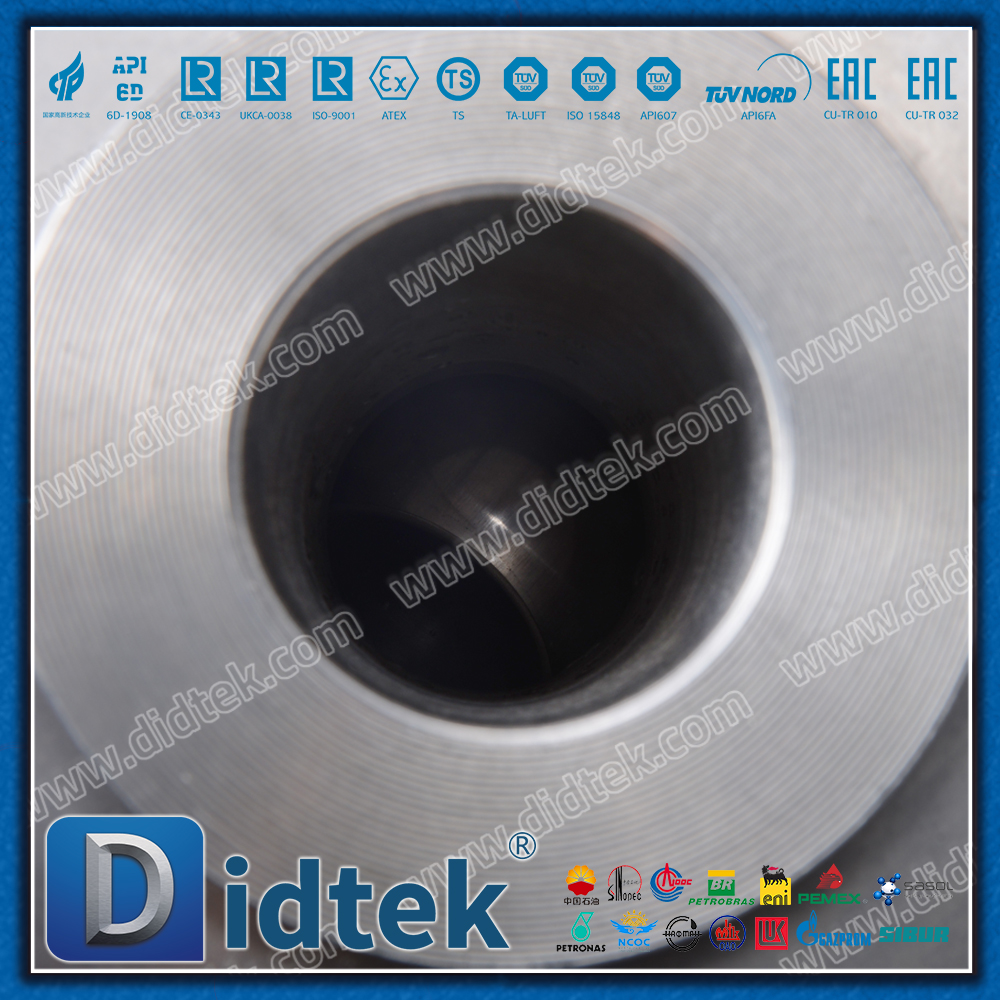 F51 Duplex Stainless Steel Double Acting Pneumatic Actuator Metal Seated Forged Floating Ball Valve