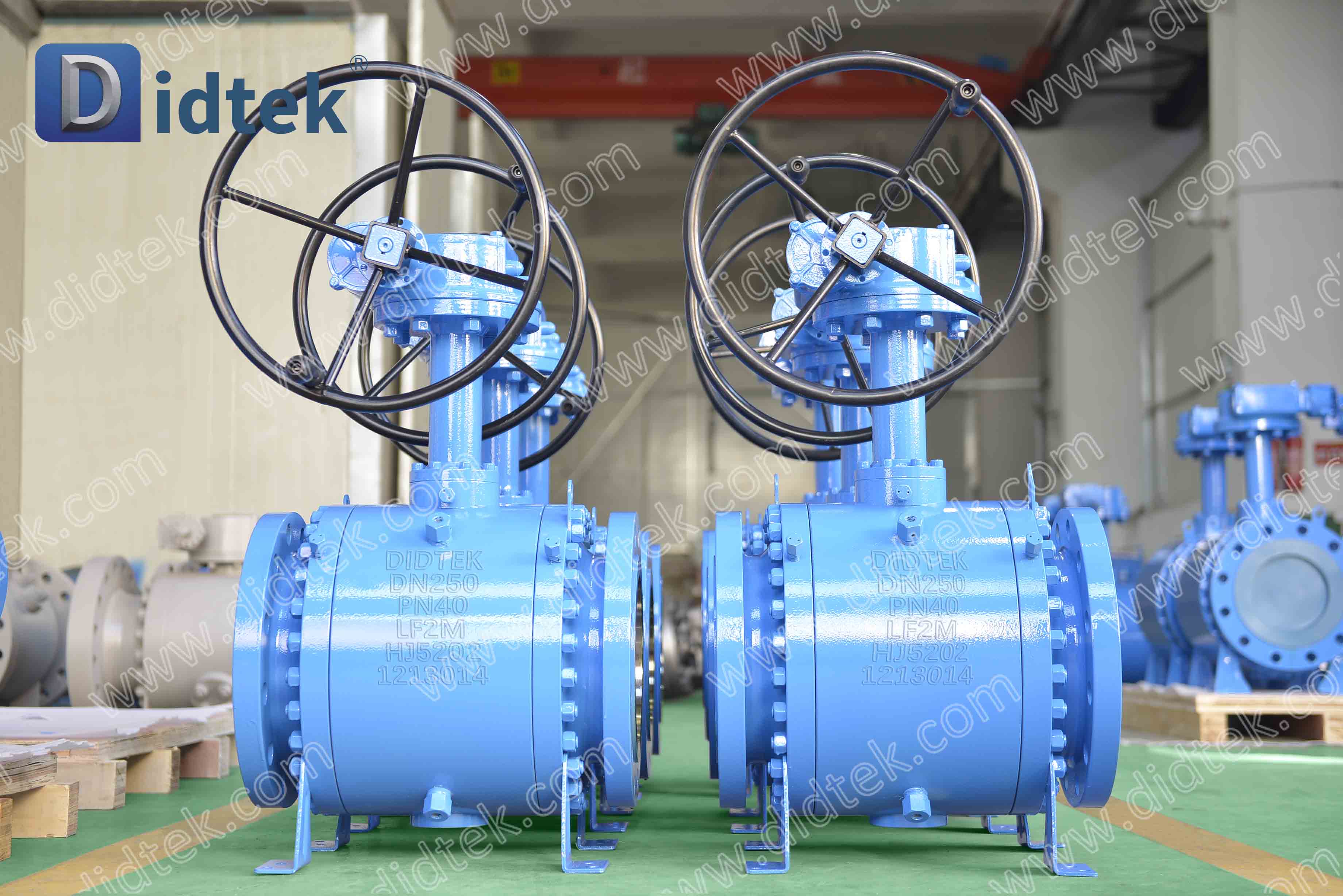 B-19 DIDTEKFTBV-09G2S Gearbox BW Metal Seated Trunnion Ball Valve