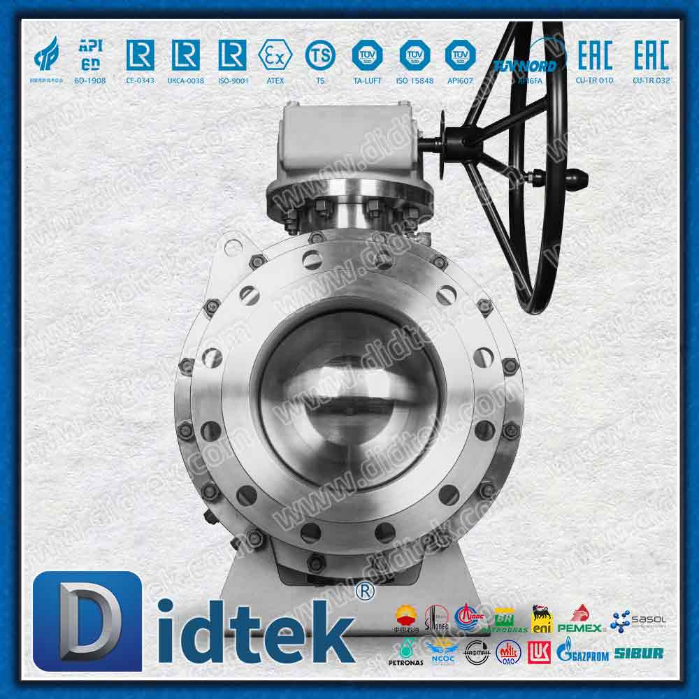 Inconel Alloy625 Lip Seal Elgiloy Trunnion Ball Valve