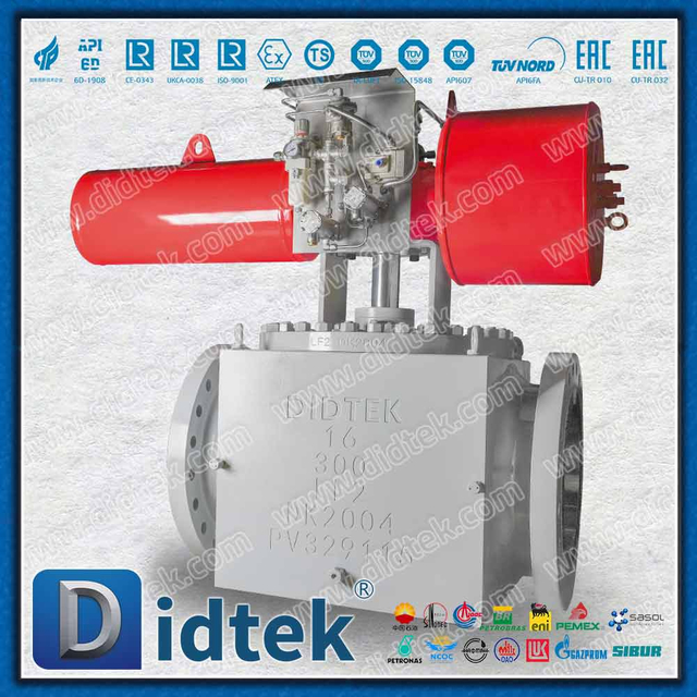 Top Entry Single Acting Pneumatic LF2 Ball Valve