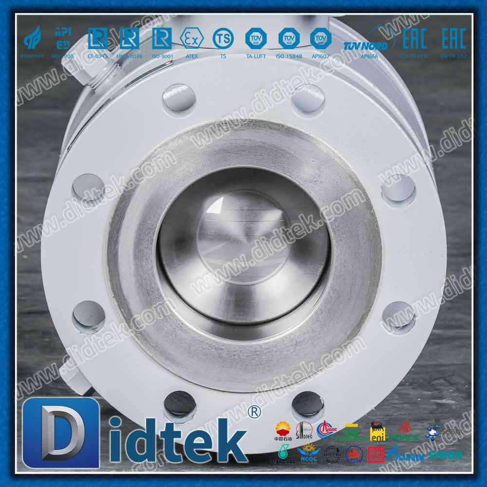 LF2 Low Temperature Carbon Steel Pneumatic Full Port Trunnion Ball Valve