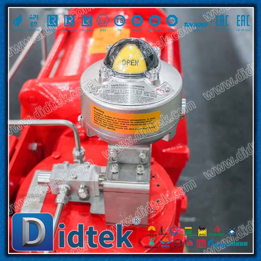 Marine Engineering Pneumatic Single-Acting Aluminum Bronze C95800 Trunnion Ball Valve