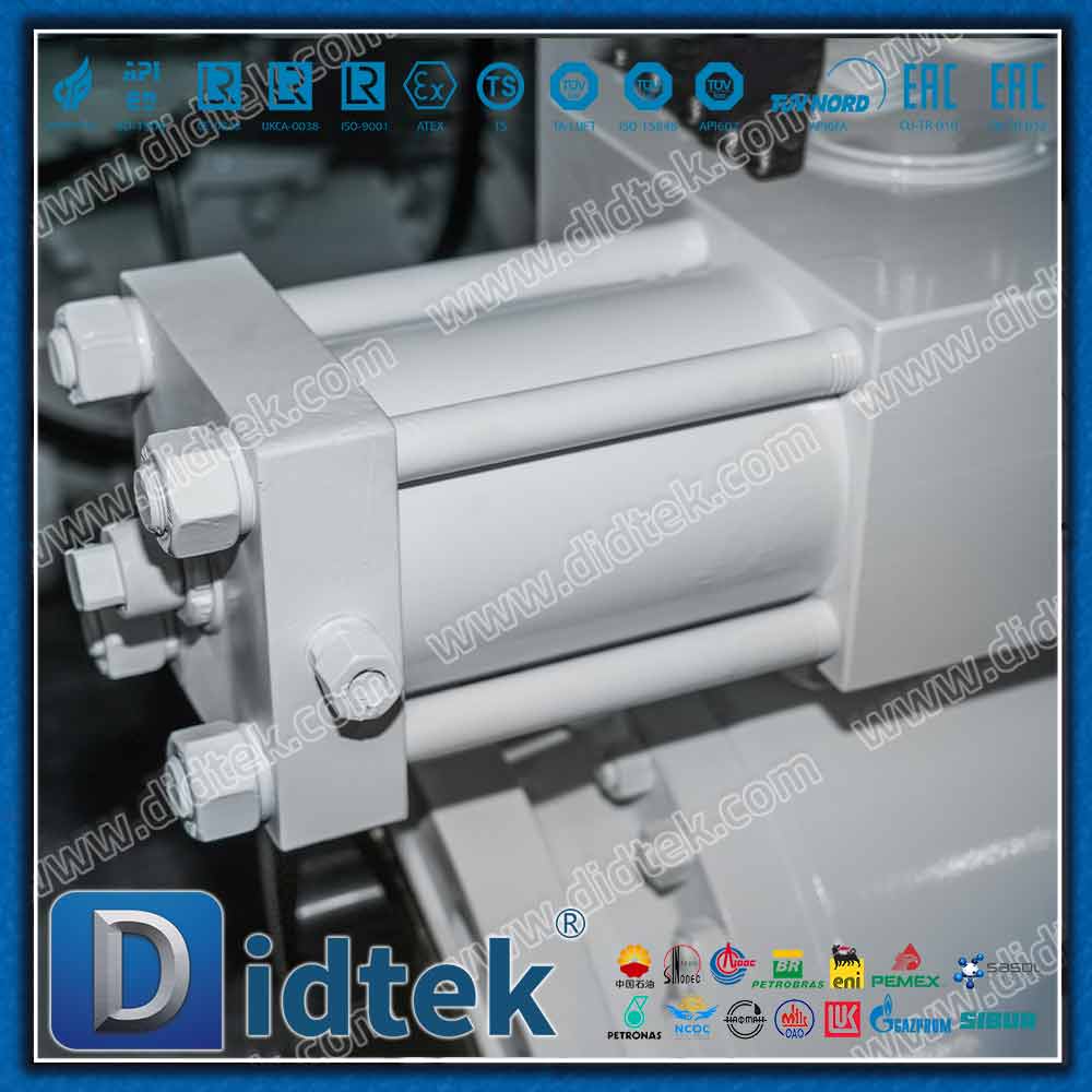 Marine Engineering Pneumatic & Hydraulic Forged Steel Metal-Seated Trunnion Ball Valve