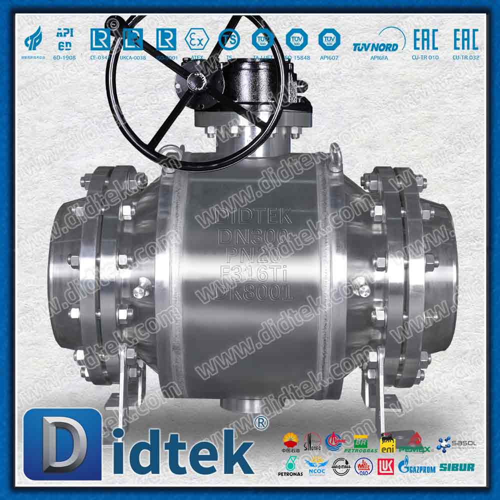 Fully Welded Trunnion Ball Valve with Companion Flanges