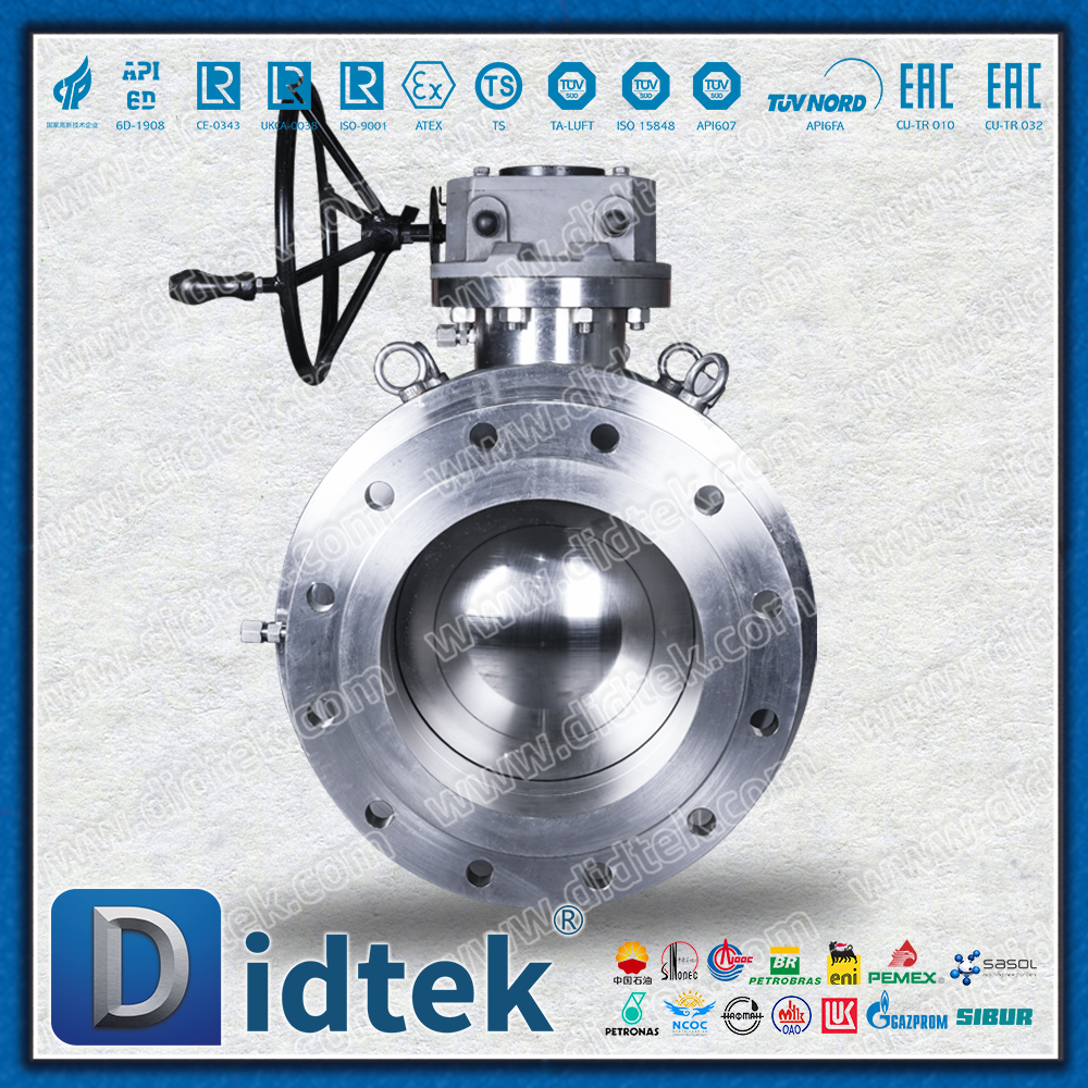 Fully Welded Trunnion Ball Valve with F316Ti Body & HNBR Seat