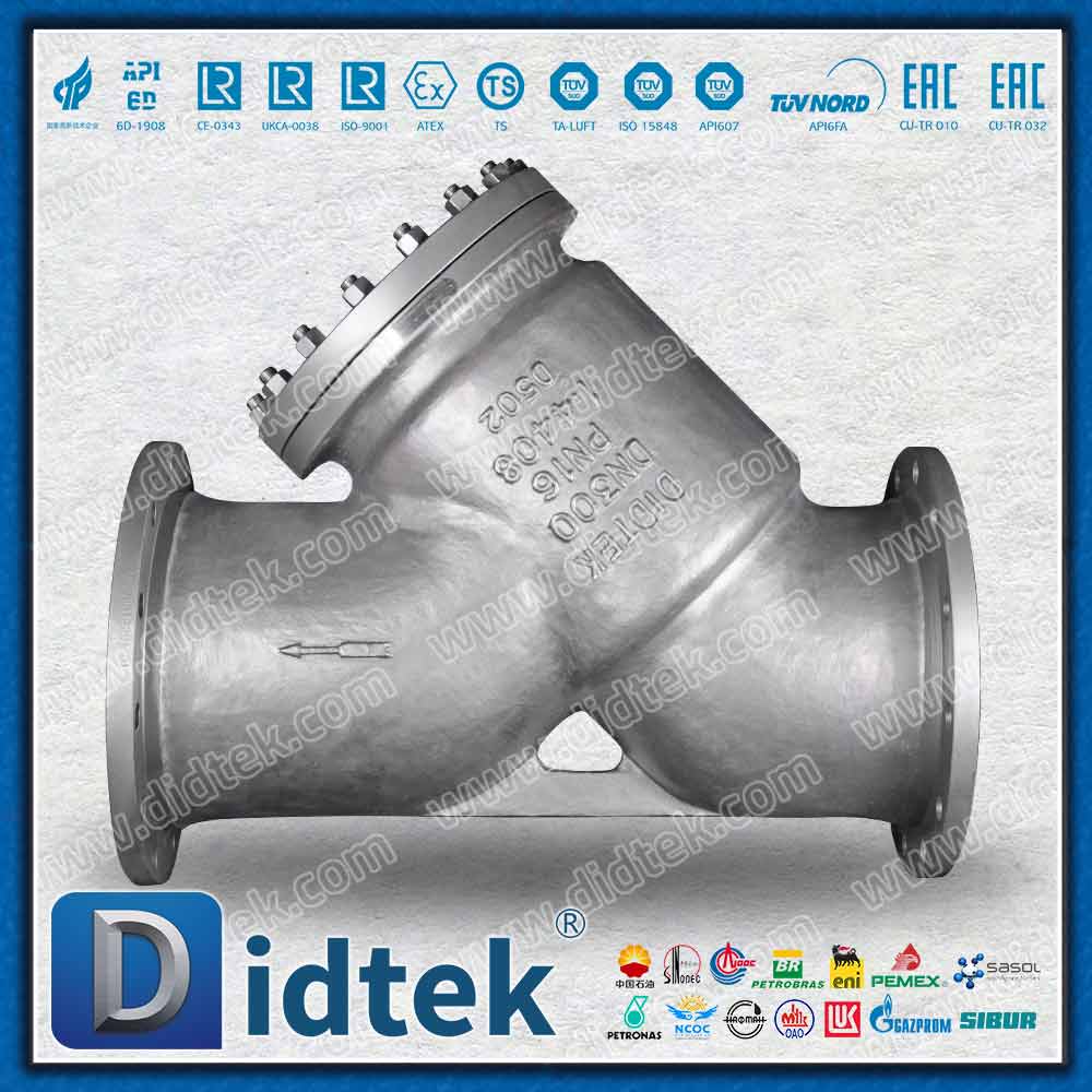 DIN EN 1.4408 Y Strainer With 80 Mesh