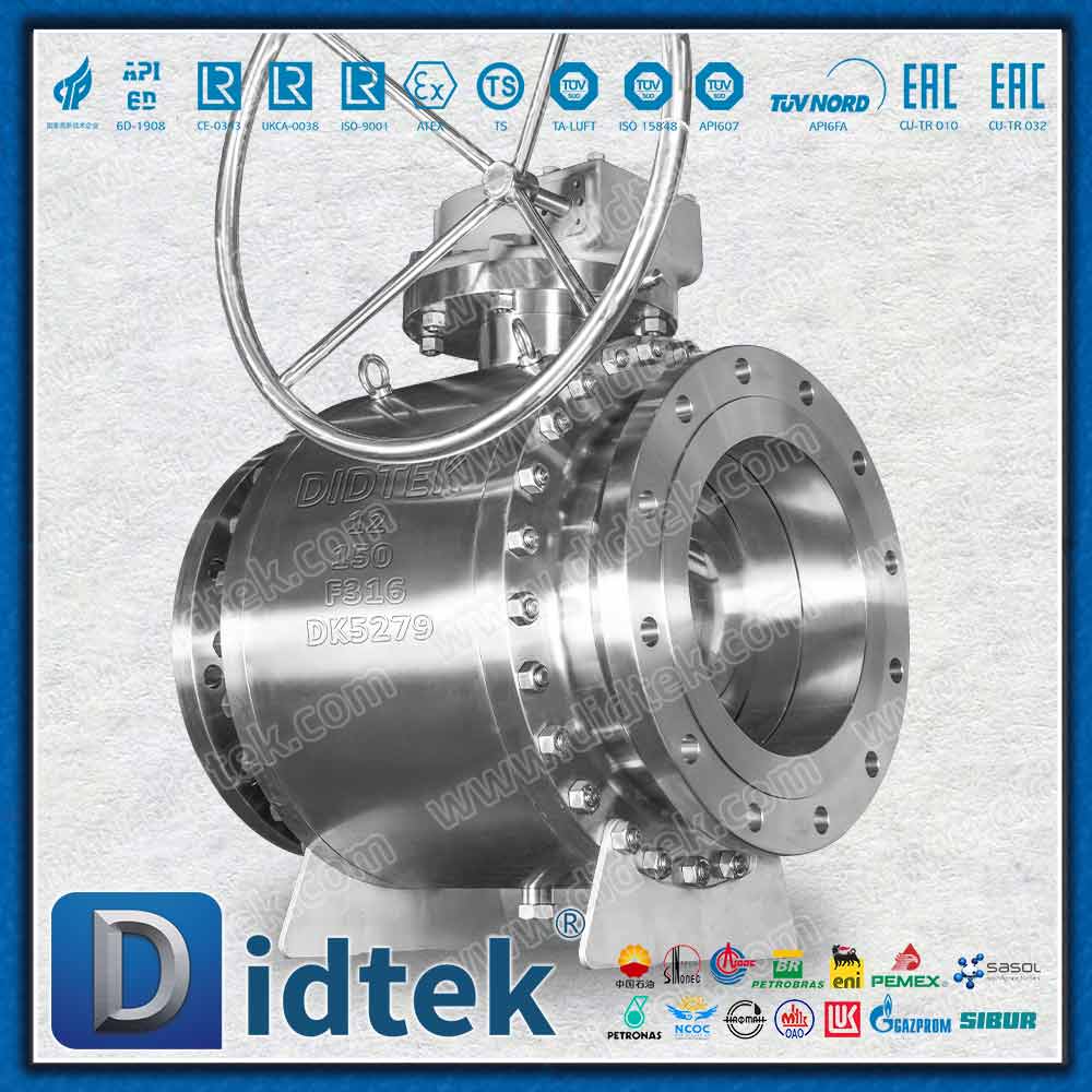 Marine Engineering FPSO F316 Trunnion Ball Valve