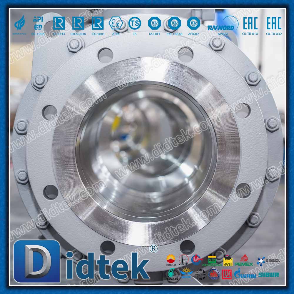 Marine Engineering Lip Seal Trunnion Ball Valve With Position Indicator