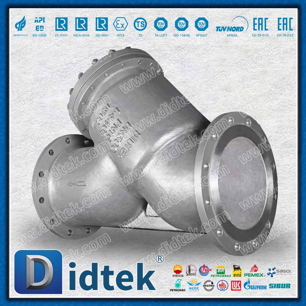 DIN EN 1.4408 Y Strainer With 80 Mesh