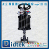 Single Acting Pneumatic Hand Wheel With Honeywell Limit Switch Forged Gate Valve