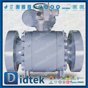 ESD Marine Engineering Trunnion Mounted Auma Electric Ball Valve For High Pressure Gas