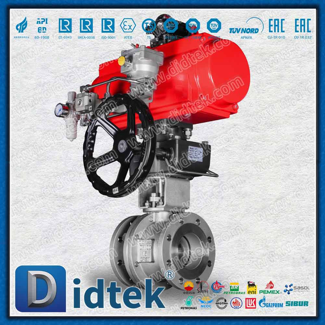Single Acting Pneumatic Ball Valve For Demineralized Water