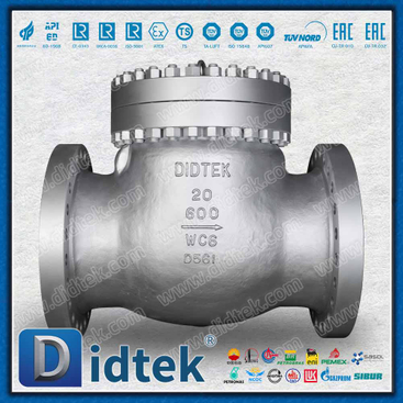 Cast Chromium‑Molybdenum Alloy Steel WC6 Swing Check Valve