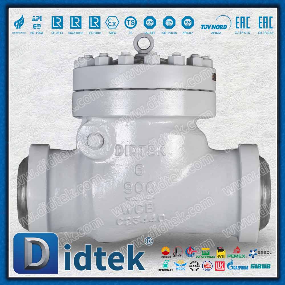 API6D 900LB Swing Check Valve With BW Connection