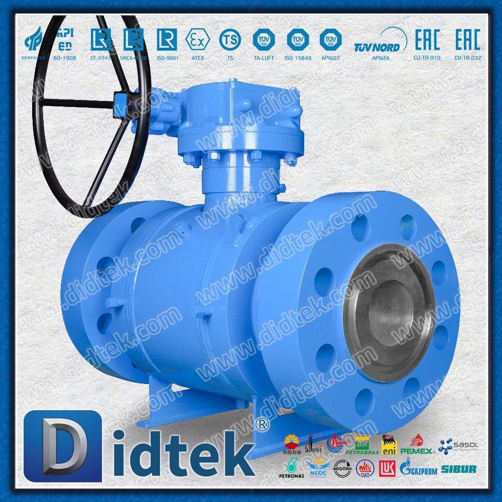 Forged Fully Welding Trunnion Ball Valves 