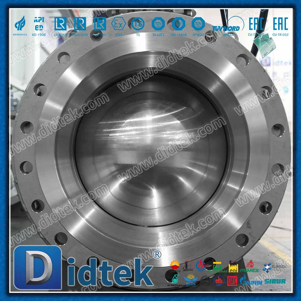 LF2 + Inconel 625 Overlay With PTFE Elgiloy Lip Seal Trunnion Ball Valve