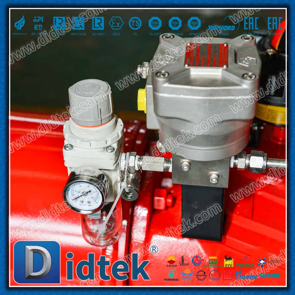 Single Acting Pneumatic Trunnion Ball For Fertilizer Applications