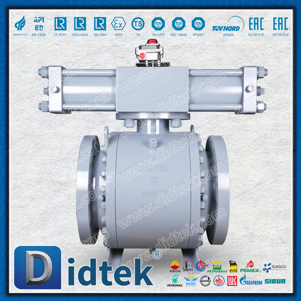 Marine Pneumatic Hydraulic Trunnion Ball Valve for Offshore Engineering