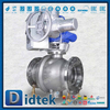 Intelligent Electric Operator CD4MCU Ball Valve With Control Box
