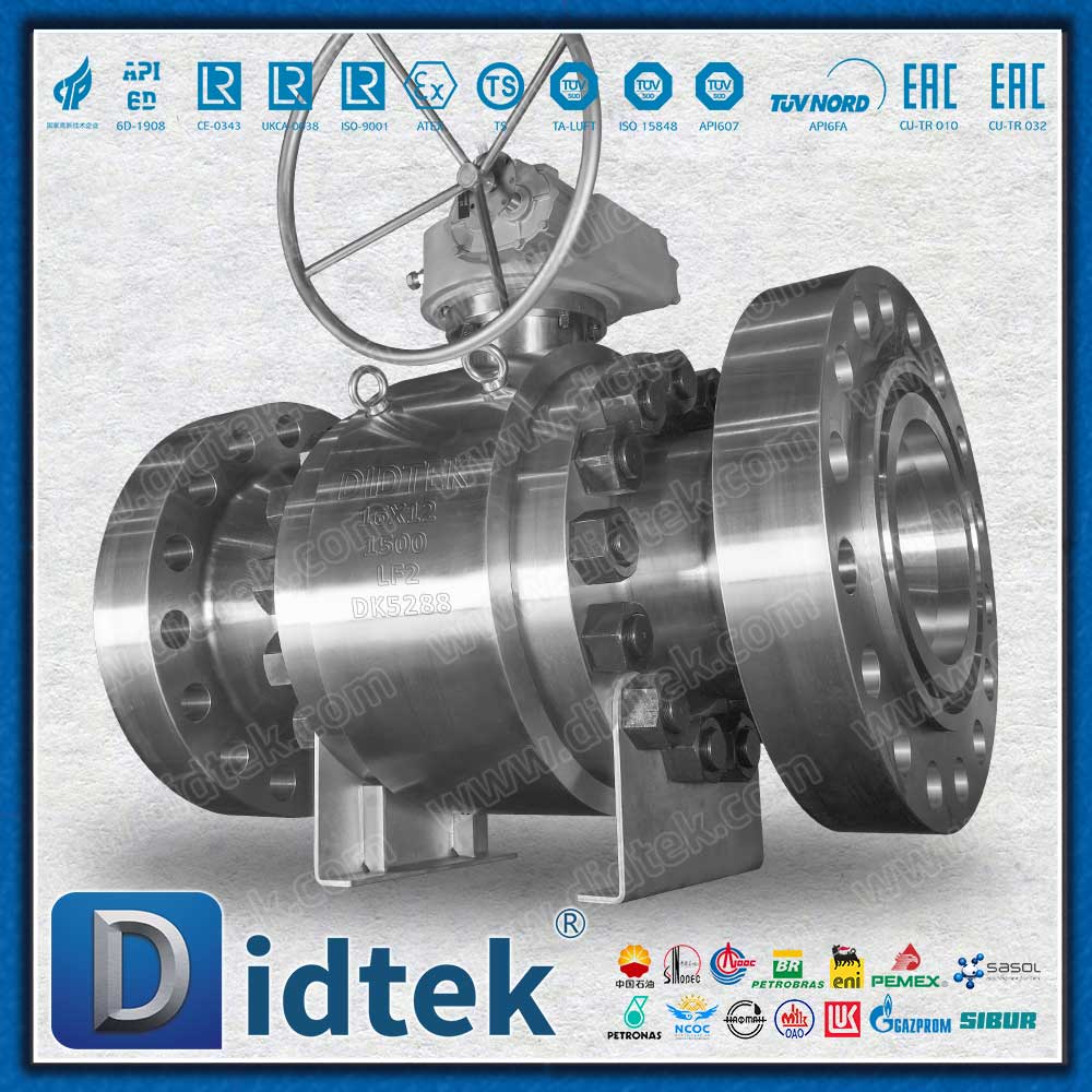 Inconel 625 Overlay Lip Seal High Pressure Ball Valve For Marine Engineering