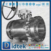 Duplex Alloy F51 Trunnion Ball Valve For Sour Natural Gas, Crude Oil with H₂S and CO₂