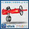 Single Acting Pneumatic Triple Offset Butterfly Valve with TISSIN Positioner