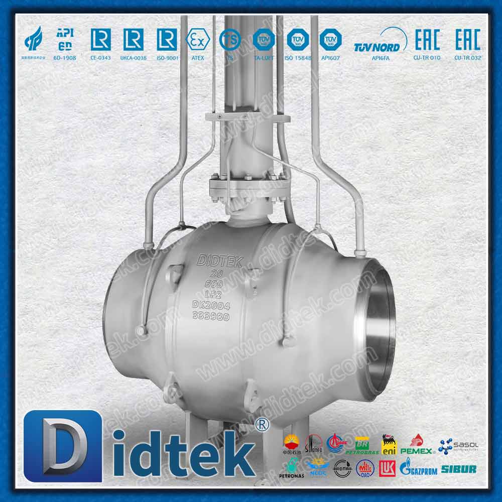 Underground Fully Welded Extend Stem Ball Valve