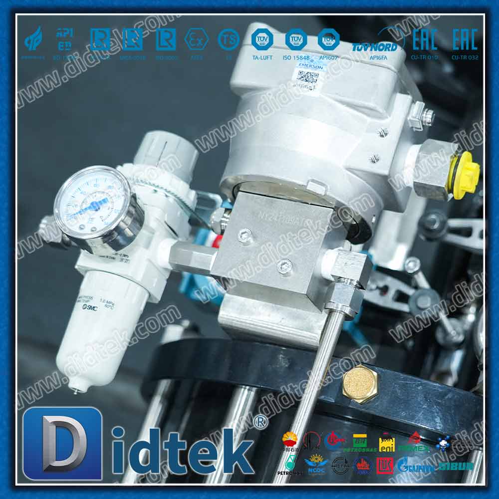 Single Acting Pneumatic Hand Wheel With Honeywell Limit Switch Forged Gate Valve