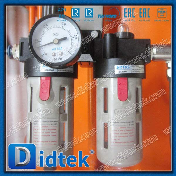 WC6 Material Pneumatic Gate Valve 