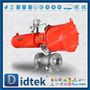 Single Acting Pneumatic Trunnion Ball For Fertilizer Applications