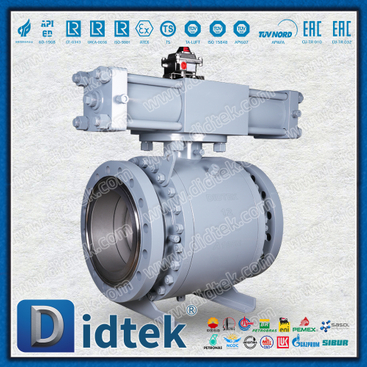 Marine Pneumatic Hydraulic Trunnion Ball Valve for Offshore Engineering