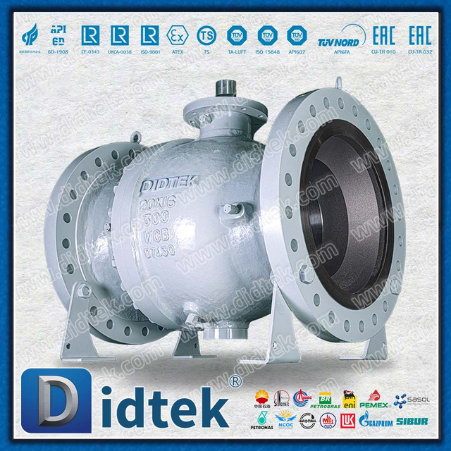 Didtek Devlon Soft Seated Reduced-Bore Trunnion Ball Valve With NACE Standard