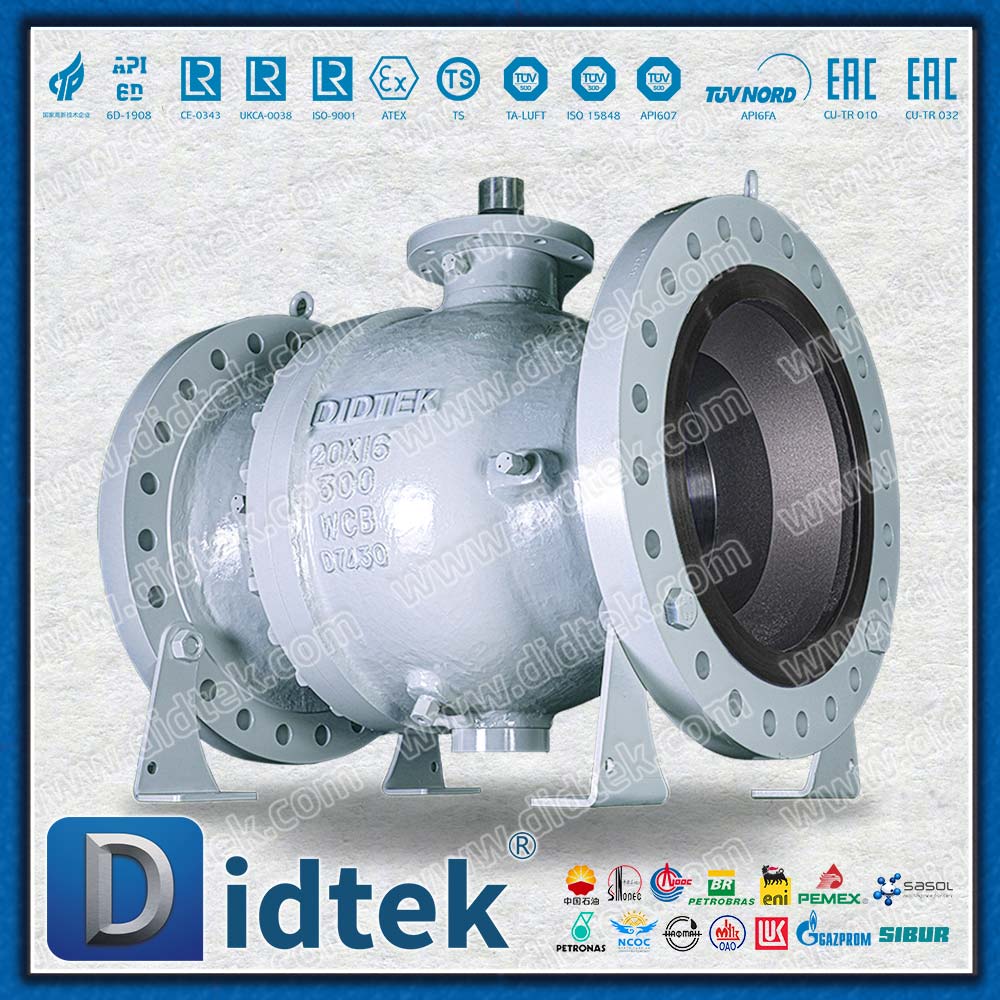 Didtek Devlon Soft Seated Reduced-Bore Trunnion Ball Valve With NACE Standard