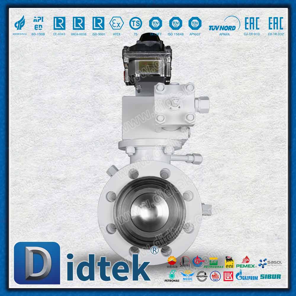 Heavy Duty Marine Pneumatic and Hydraulic Forged Steel Metal-Seated Trunnion Mounted Ball Valve
