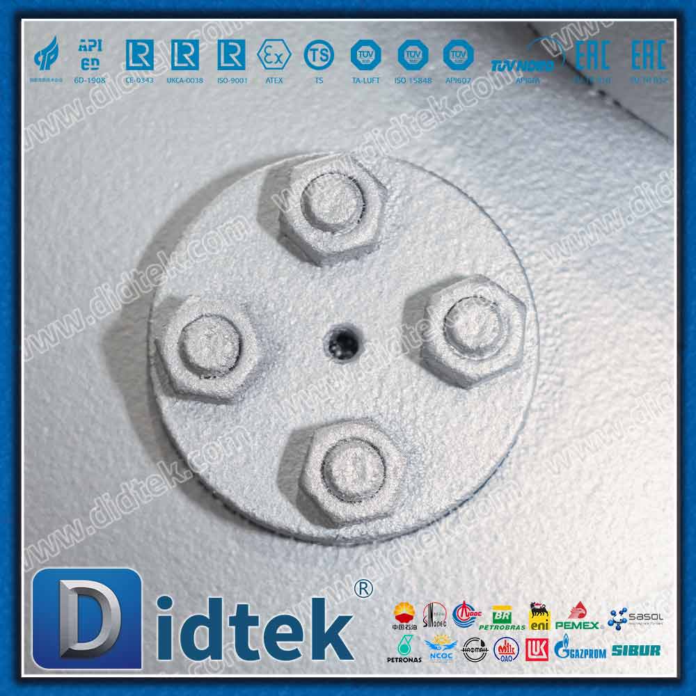 LF2 Three Pieces Body Trunnion Ball Valve With Spring Energized Sealing