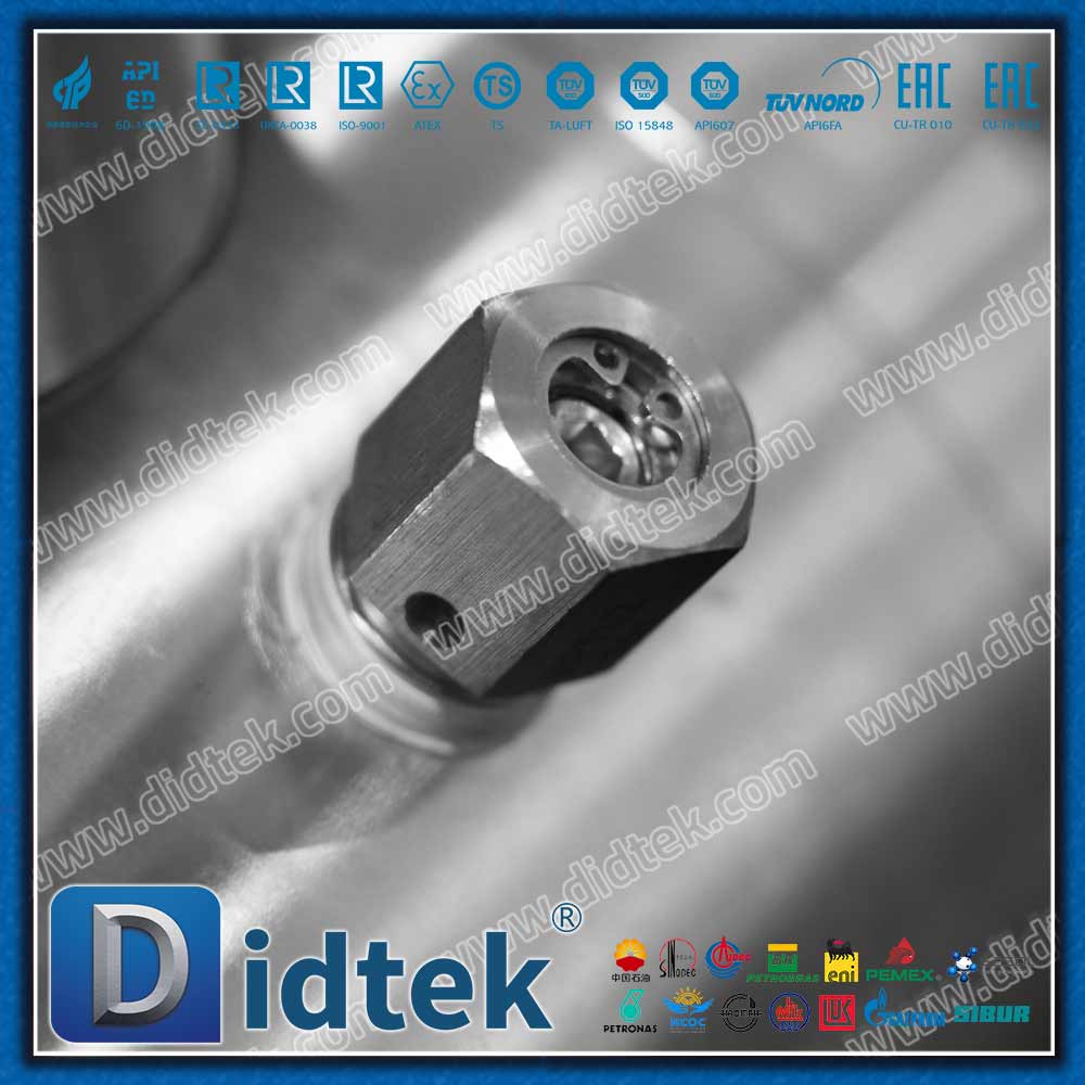 F51 1500 Class Forged Trunnion Ball Valve With PEEK Sealing
